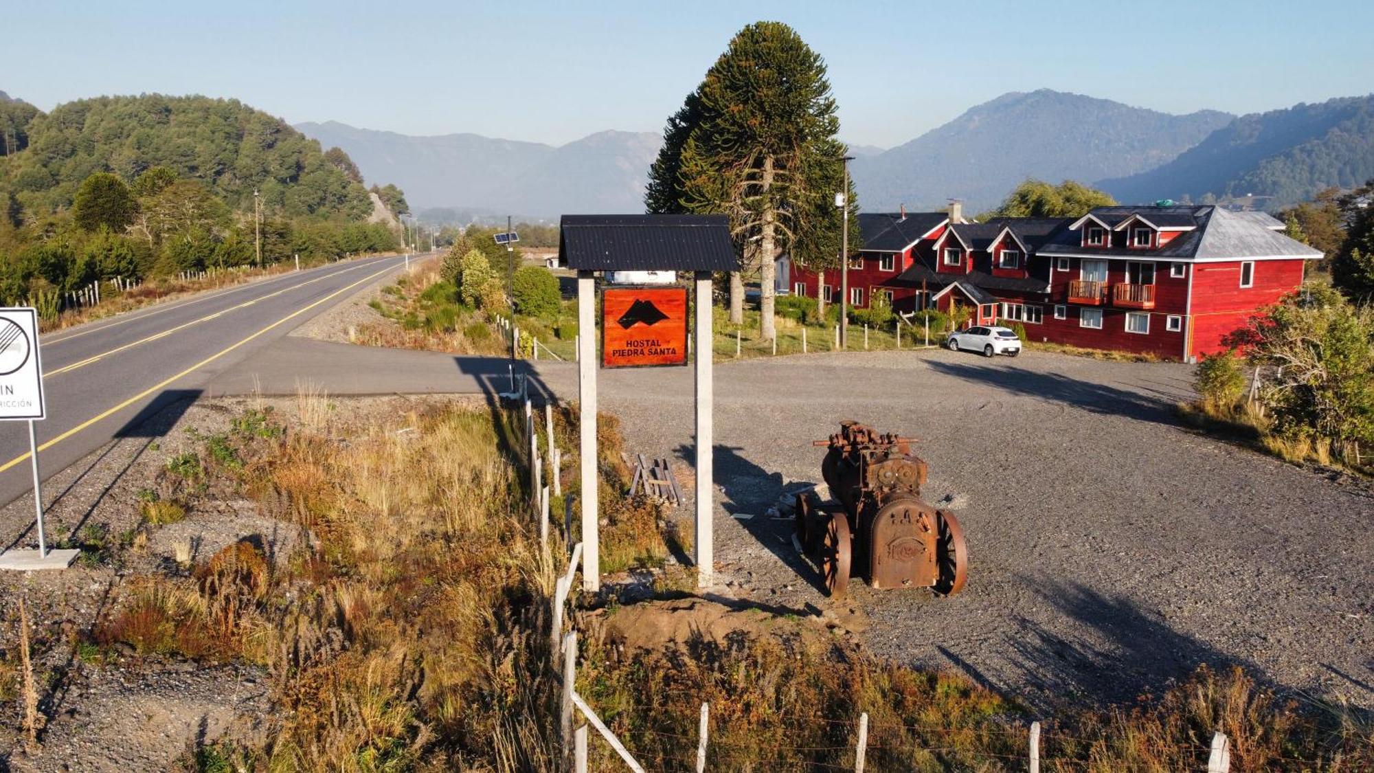 Hostal Piedra Santa Malalcahuello Exteriör bild